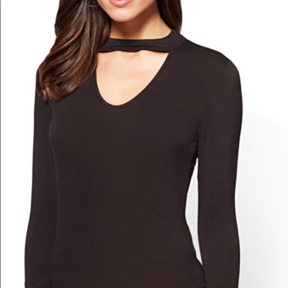 ❗️Last ONE❗️ black choker body suit - Picture 2 of 5